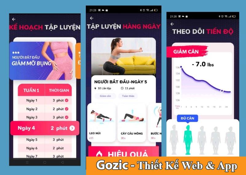 các app tập gym miễn phí Leap fitness
