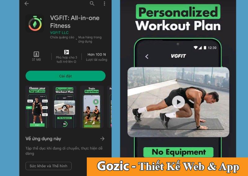 các app tập gym miễn phí tại việt nam