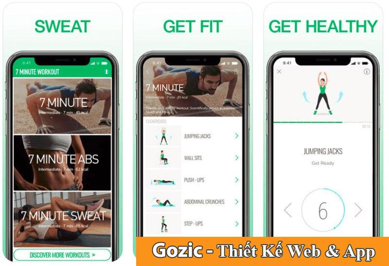 các app tập gym miễn phí tập ở nhà