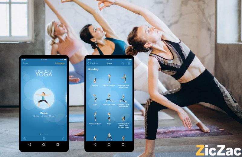 ứng dụng tập gym yoga