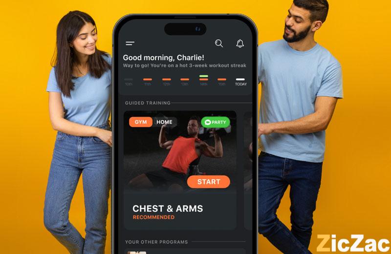 ứng dụng tập gym