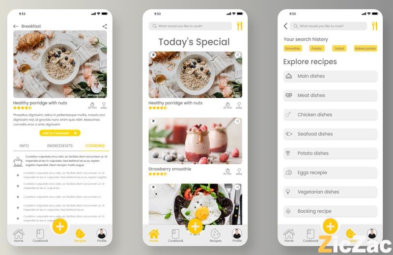 app lên thực đơn mỗi ngày