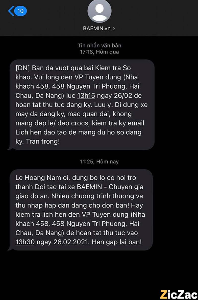 đăng ký chạy giao đồ ăn Baemin