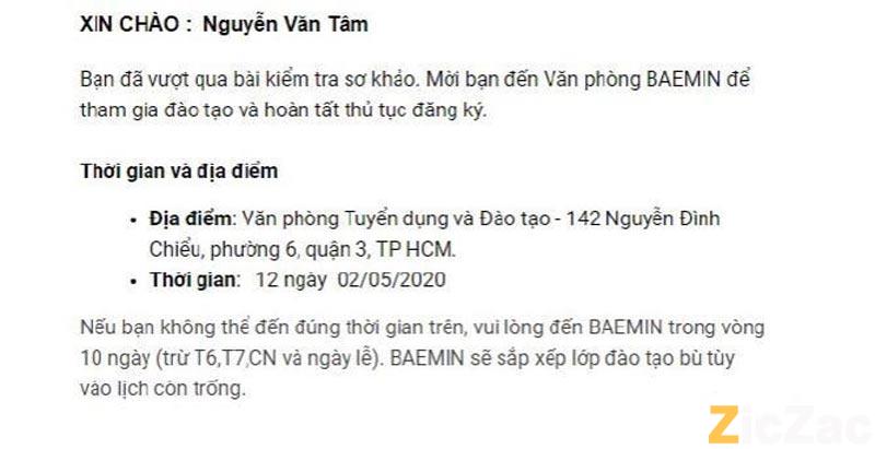 đăng ký chạy giao đồ ăn Baemin
