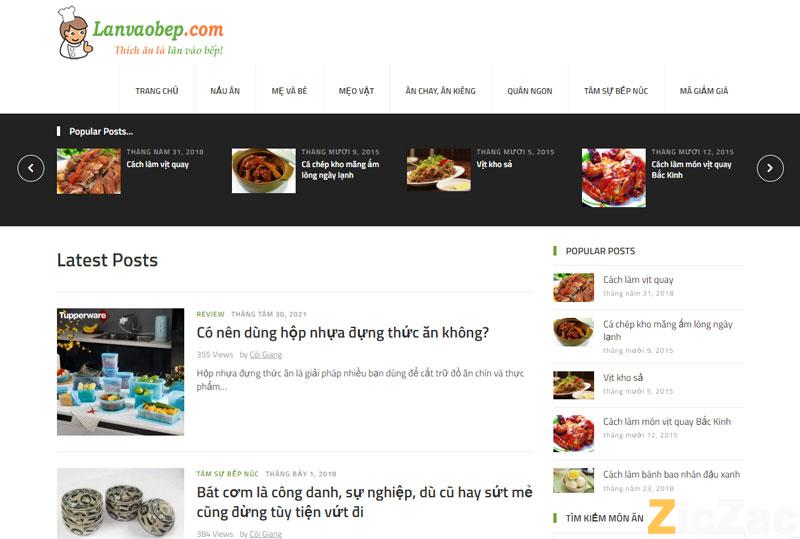 dạy nấu ăn ngon 