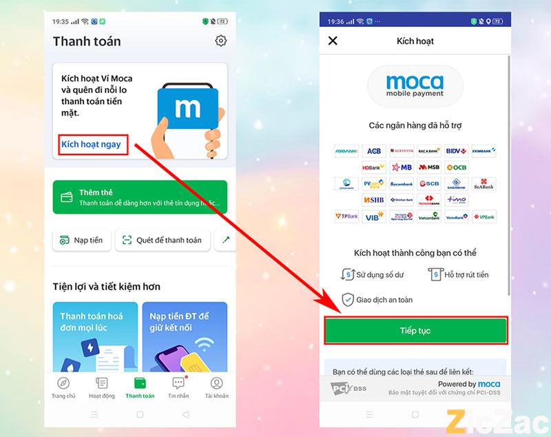 ứng dụng thanh toán di động
