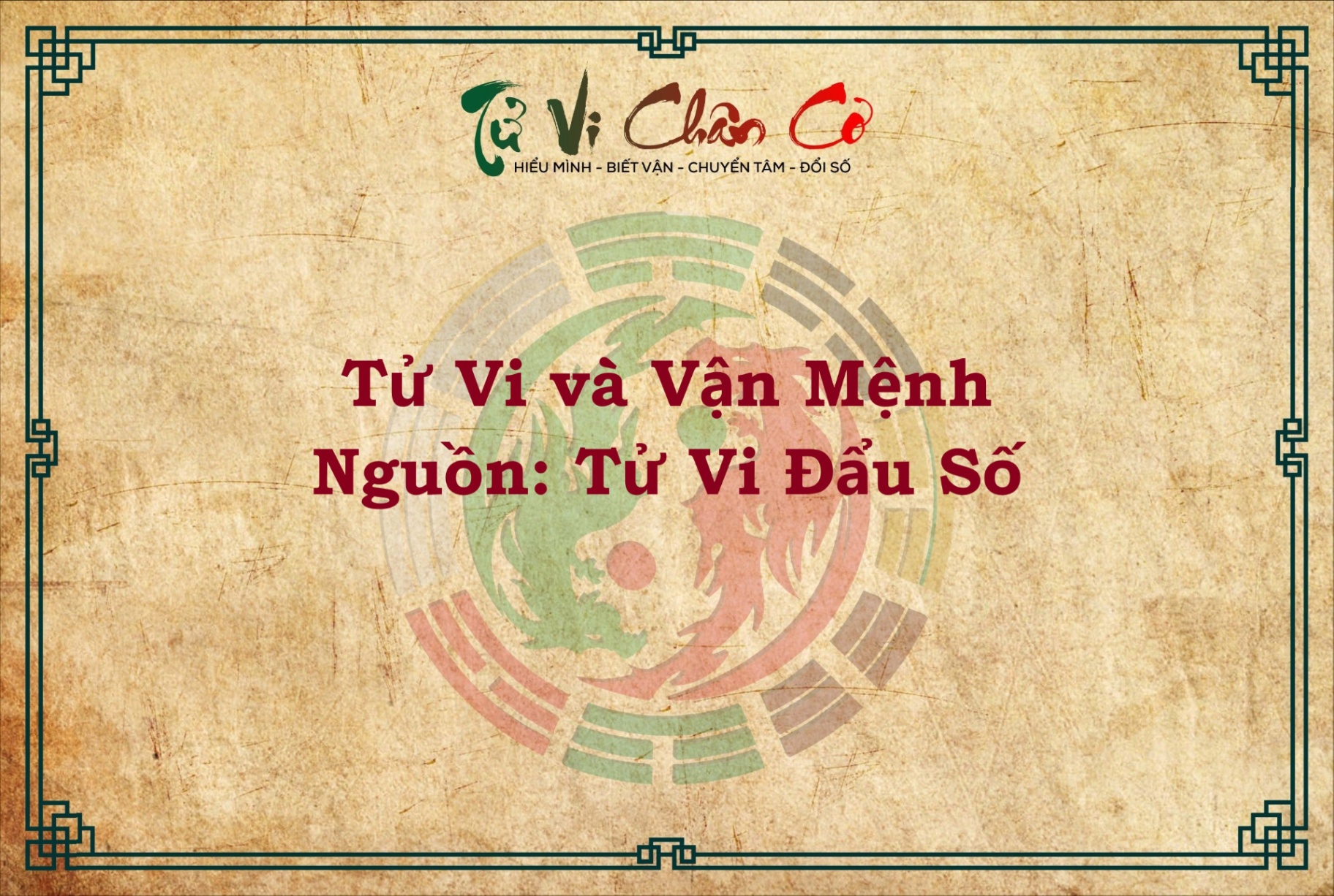 TỬ VI VÀ VẬN MỆNH