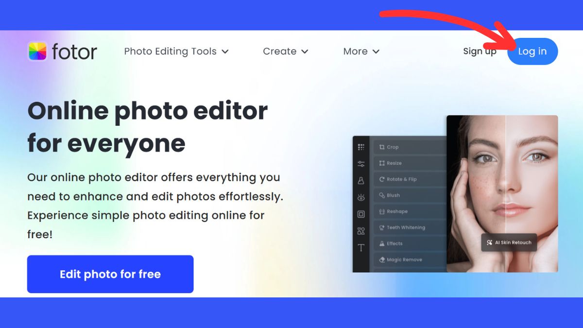 Hướng dẫn sử dụng Fotor Photo Editor chi tiết