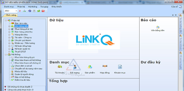 Phần mềm kế toán LinkQ