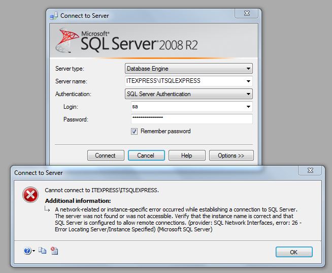 Lỗi thường gặp khi cài đặt SQL Server và cách khắc phục