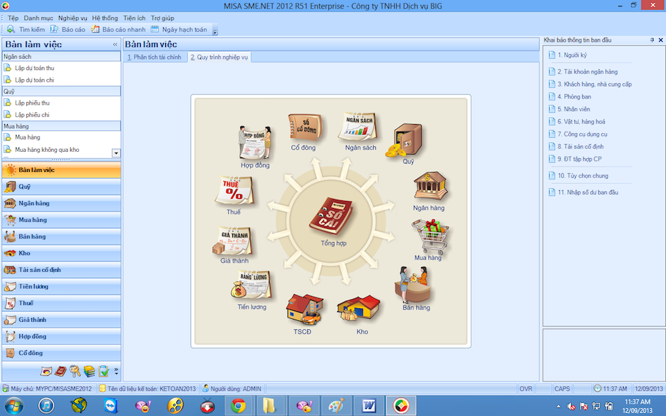 Phần mềm kế toán Effect