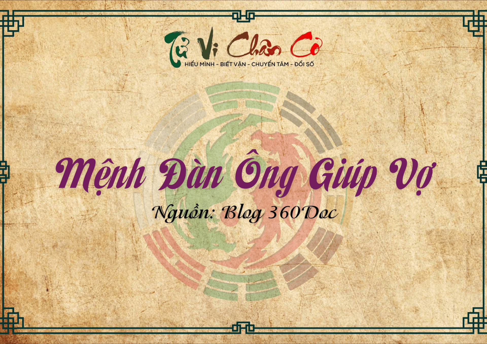 Mệnh Đàn Ông Giúp Vợ
