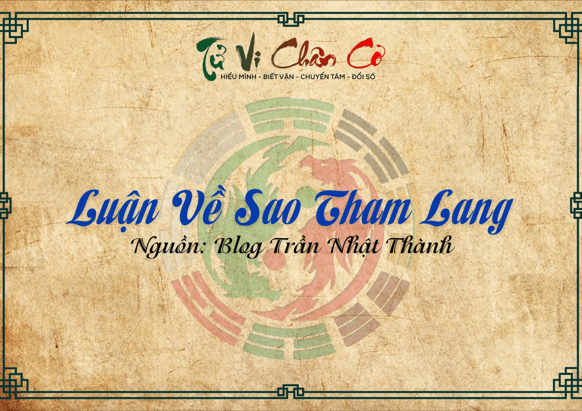Luận Về Sao Tham Lang