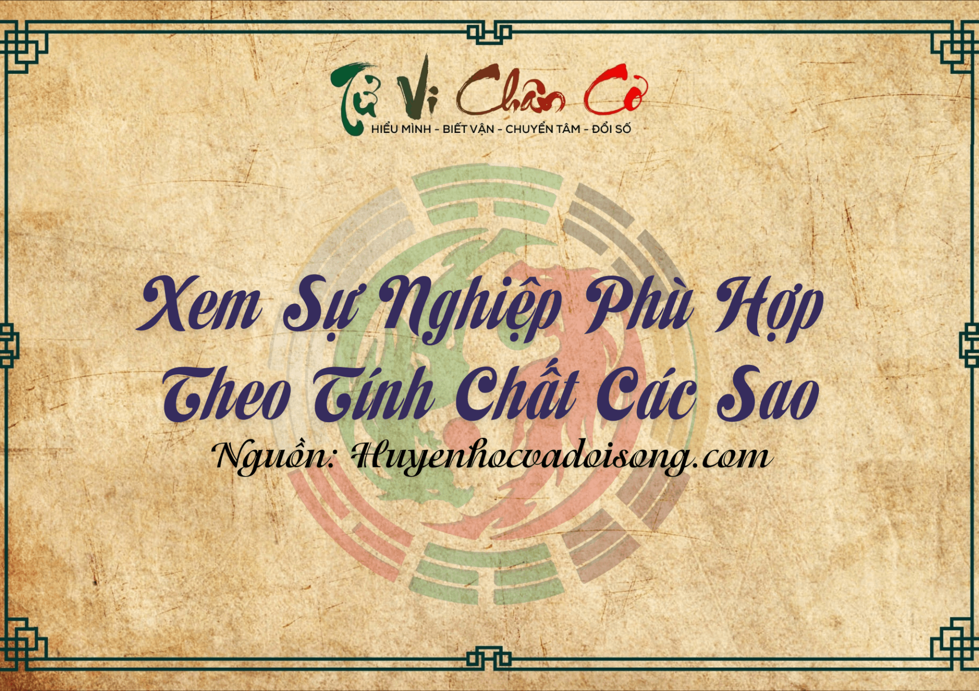 Xem Sự Nghiệp Phù Hợp Theo Tính Chất Các Sao