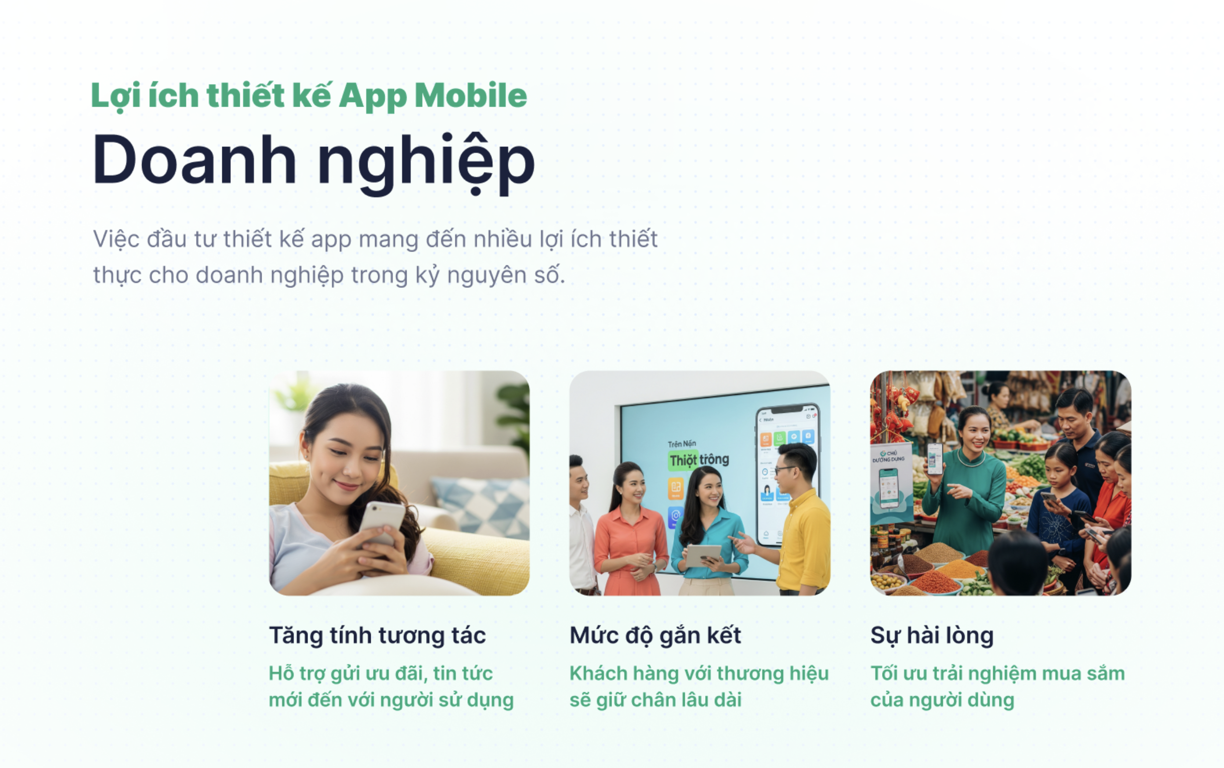 Lợi ích khi chọn đơn vị thiết kế App giá rẻ chuyên nghiệp