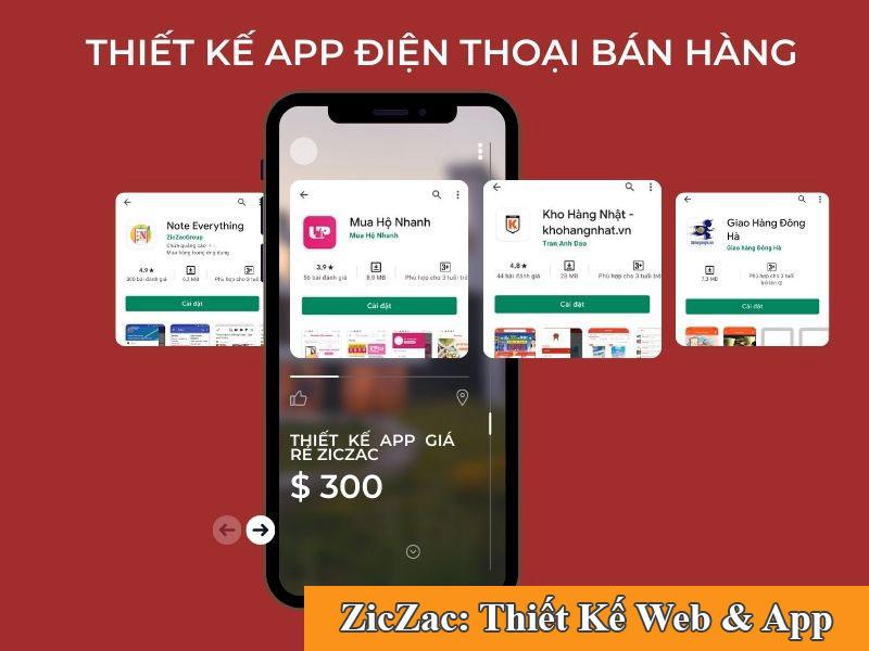 thiết kế app điện thoại cho doanh nghiệp 