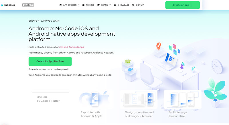 thiết kế app miễn phí