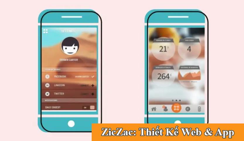 Thiết kế app mobile dạng trong suốt tăng trải nghiệm cho người dùng