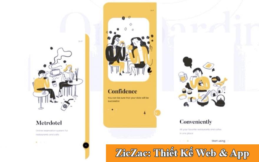 Trải nghiệm ứng dụng vuốt sinh động, mới mẽ