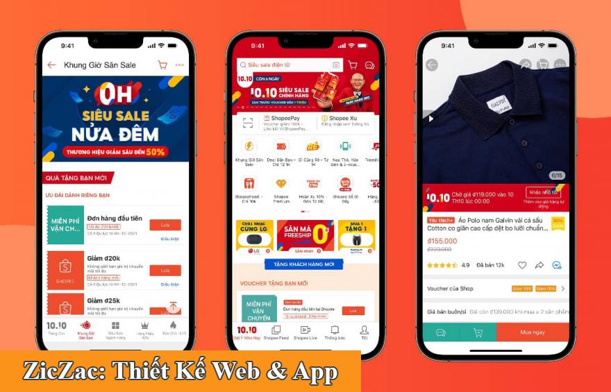  ZicZac đơn vị thiết kế app bán hàng uy tín nhất trên thị trường