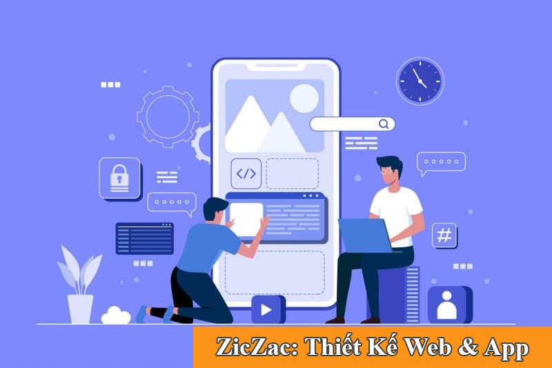 Quy trình thiết kế ứng dụng tại Vĩnh Phúc của ZicZac 