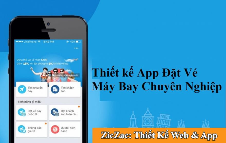 Đơn vị thiết kế app đặt vé máy bay chuyên nghiệp