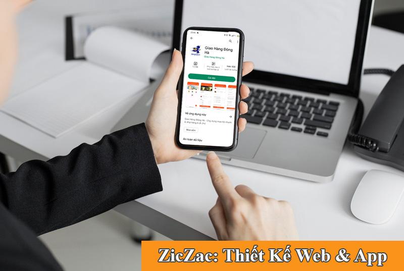thiết kế app giao đồ ăn